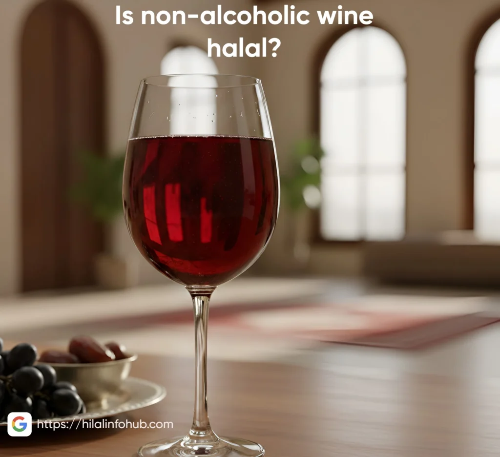 is non alcoholic wine halal